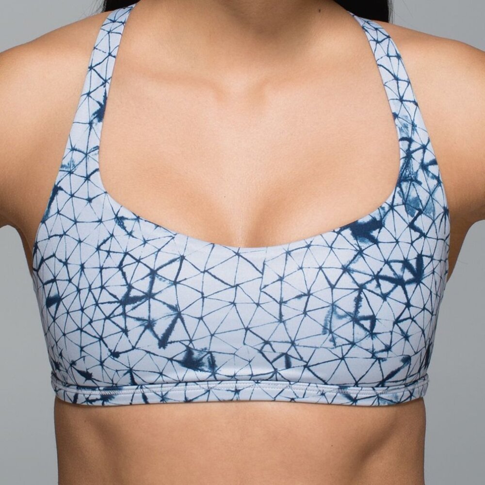 lululemon Free to Be Wild Bra // Star Crushed Silver Fox // Size 4